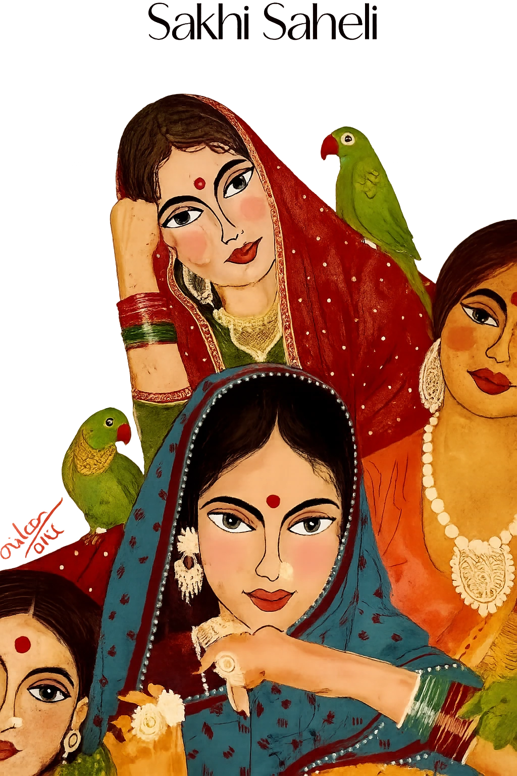 We Customize — unique ethnic wear illustration